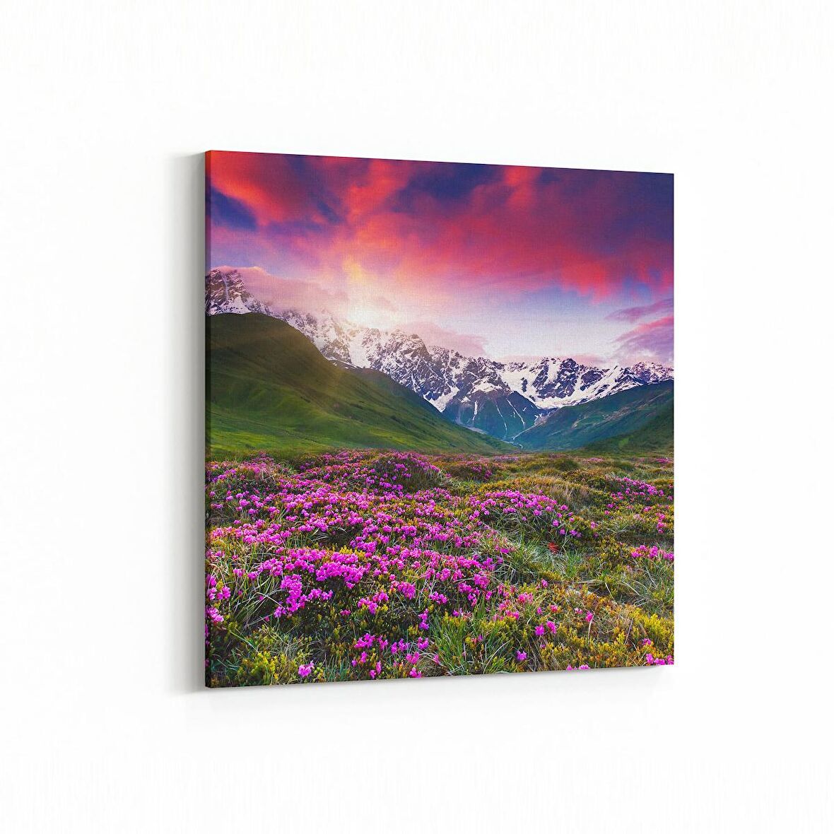 Olla 13612K Doğa / Manzara Görseli Kare Kanvas Tablo (Ölçü: 100X100)