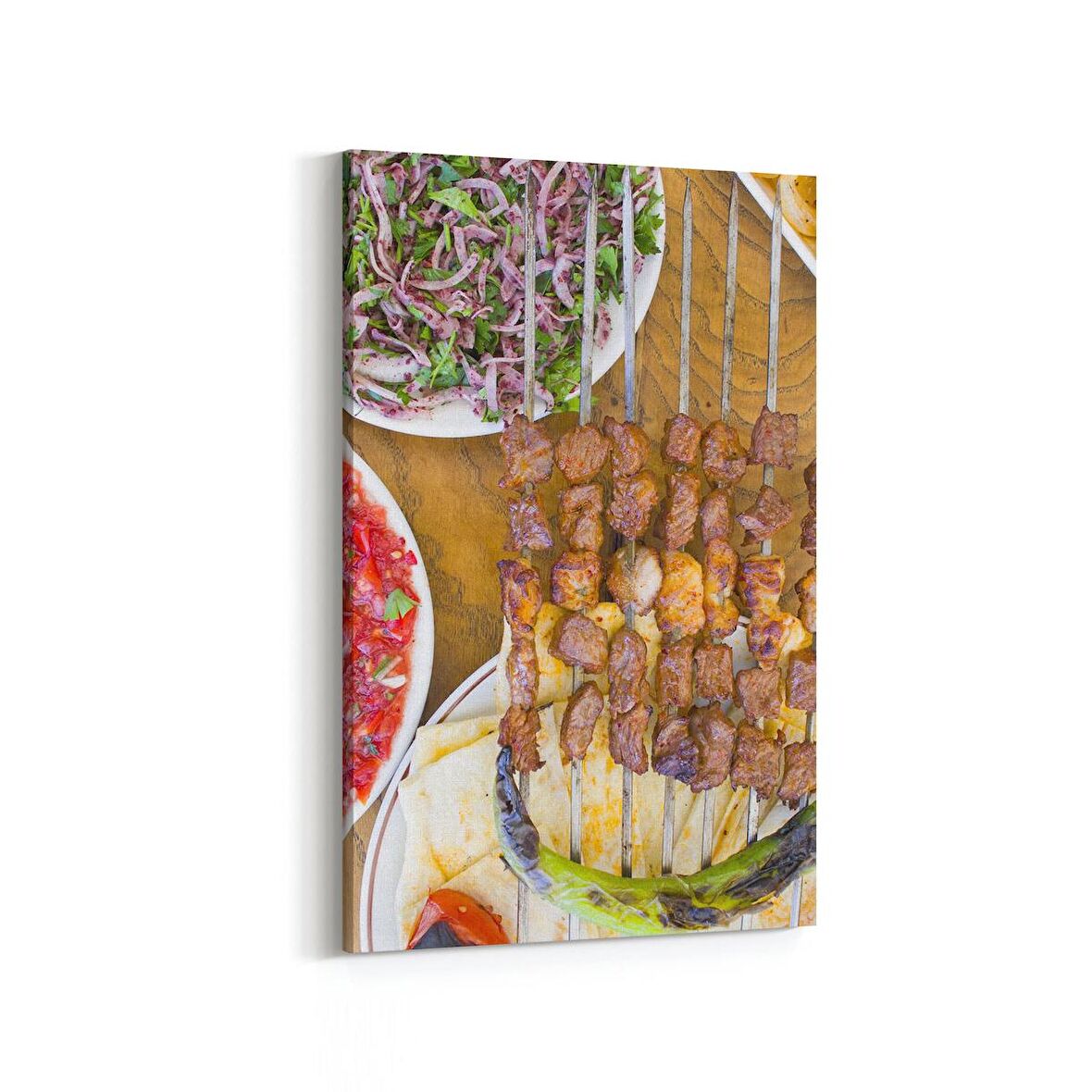 Olla 15289D Gıda Görseli Dikey Kanvas Tablo (Ölçü: 70X105)