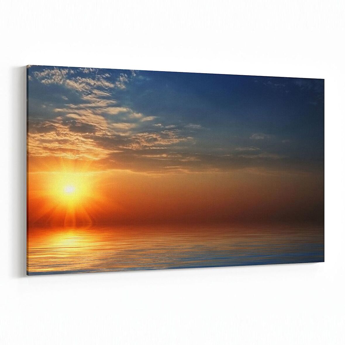 Olla 15952Y Günbatımı Görseli Yatay Kanvas Tablo (Ölçü: 30X20)