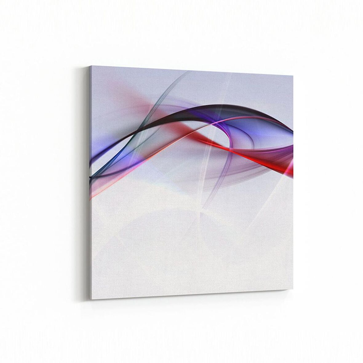 Olla 10136K Abstract Görsel Kare Kanvas Tablo (Ölçü: 100X100)