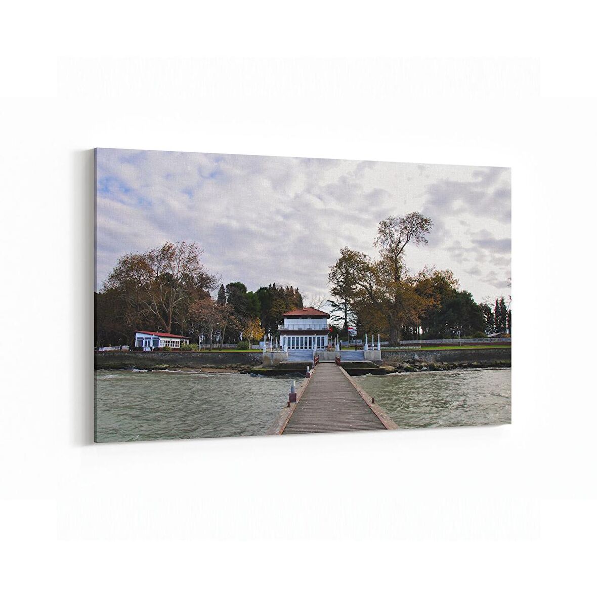 Olla 17883Y Yapı Görseli Yatay Kanvas Tablo (Ölçü: 45X30)