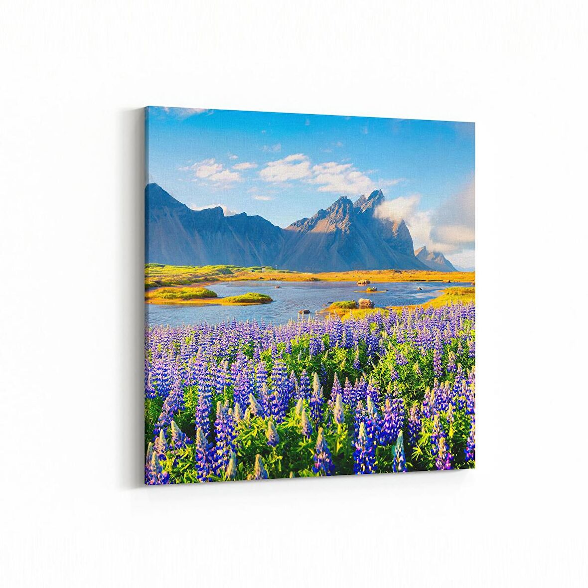 Olla 14196K Doğa / Manzara Görseli Kare Kanvas Tablo (Ölçü: 30X30)