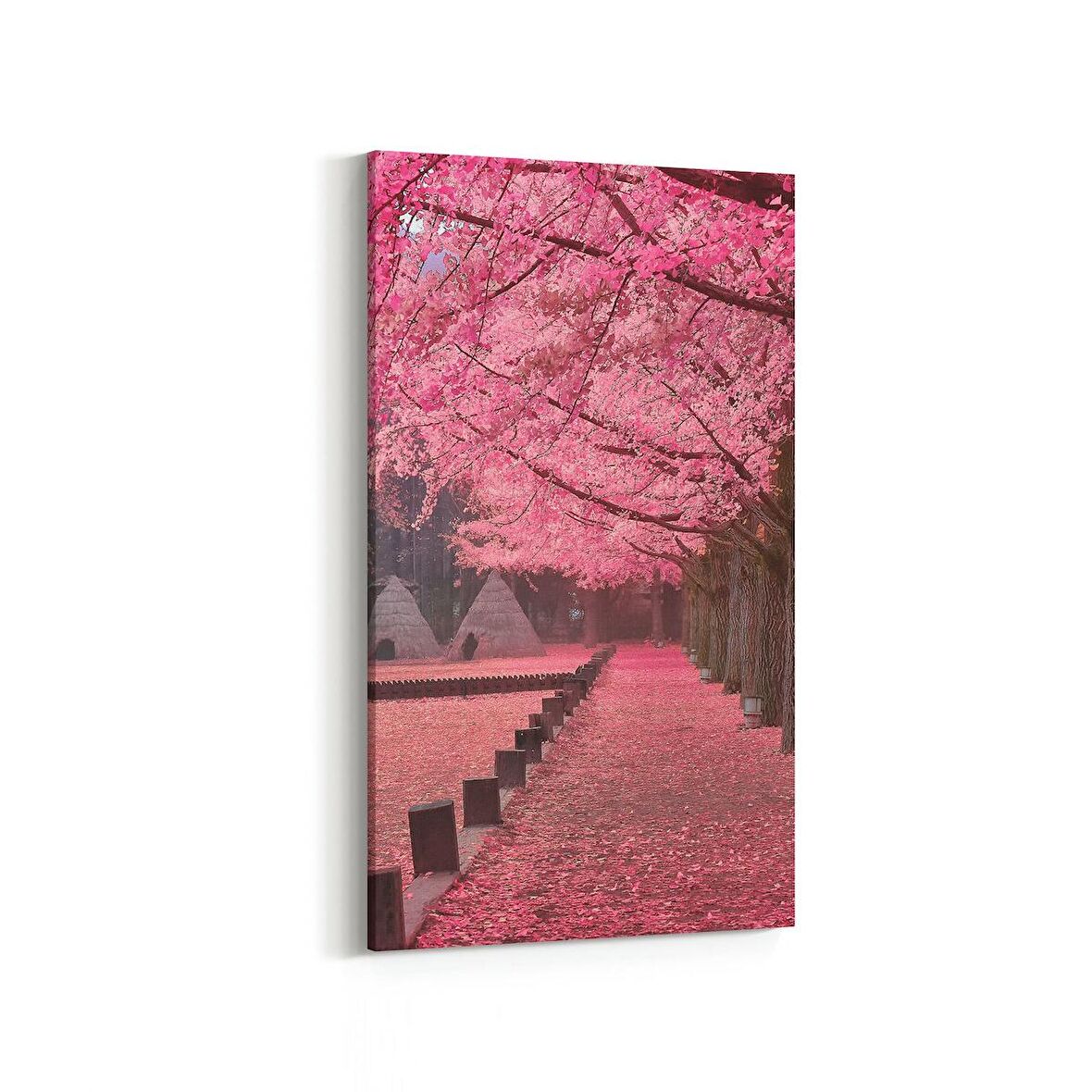 Olla 13999DD Doğa / Manzara Görseli Dikey Dar Kanvas Tablo (Ölçü: 60X120)