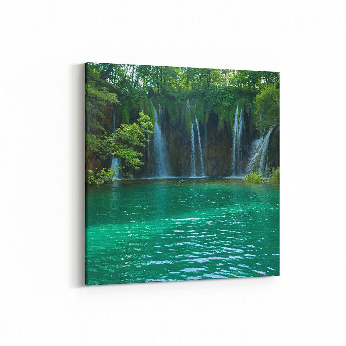 Olla 14119K Doğa / Manzara Görseli Kare Kanvas Tablo (Ölçü: 30X30)