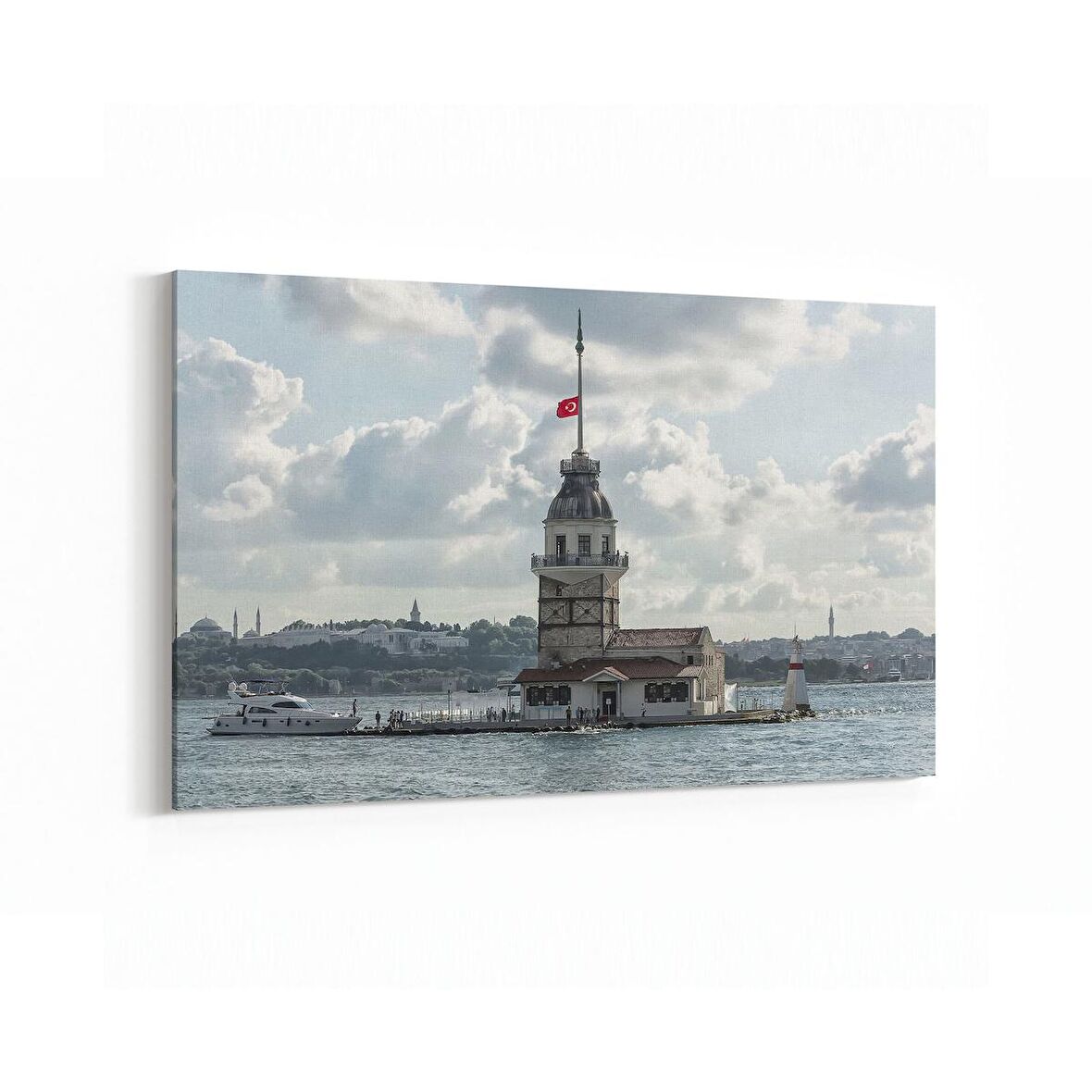 Olla 18665Y Yapı Görseli Yatay Kanvas Tablo (Ölçü: 120X80)