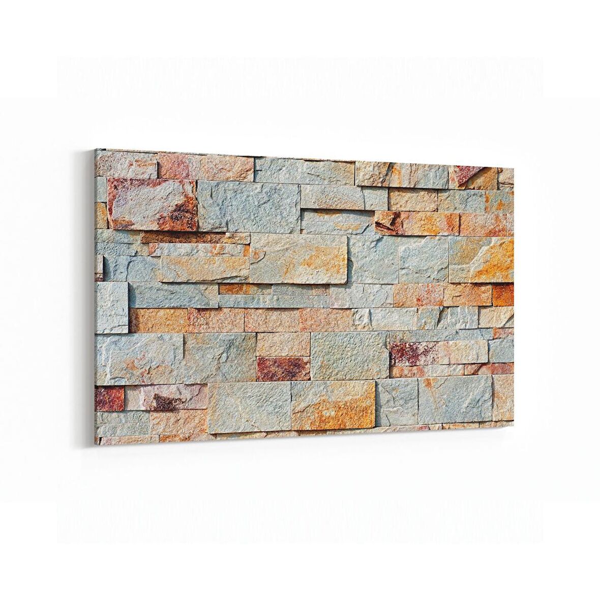 Olla 17390Y Taş / Tuğla Görseli Yatay Kanvas Tablo (Ölçü: 120X80)