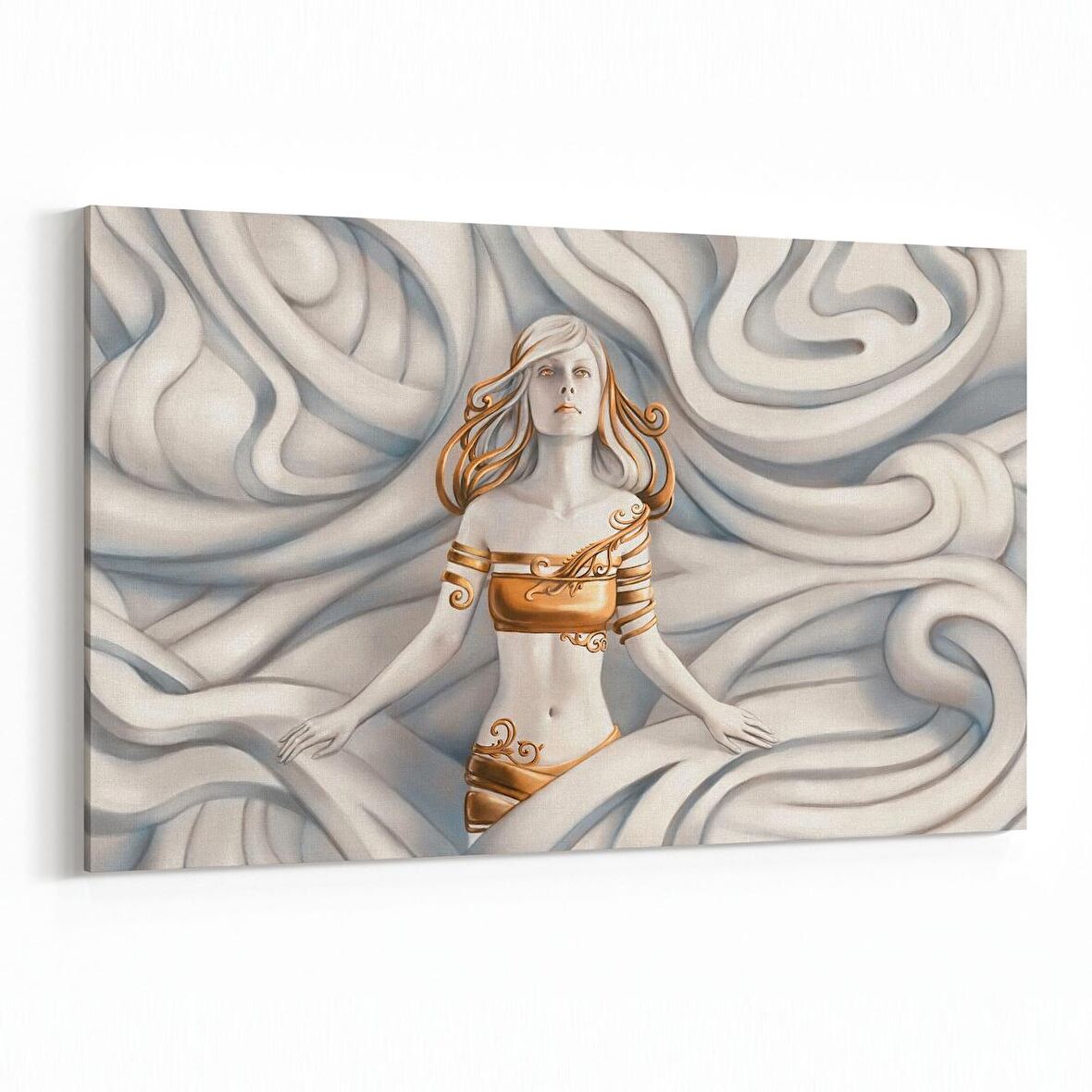 Olla 10009Y 3 Boyut Görsel Yatay Kanvas Tablo (Ölçü: 150X100)