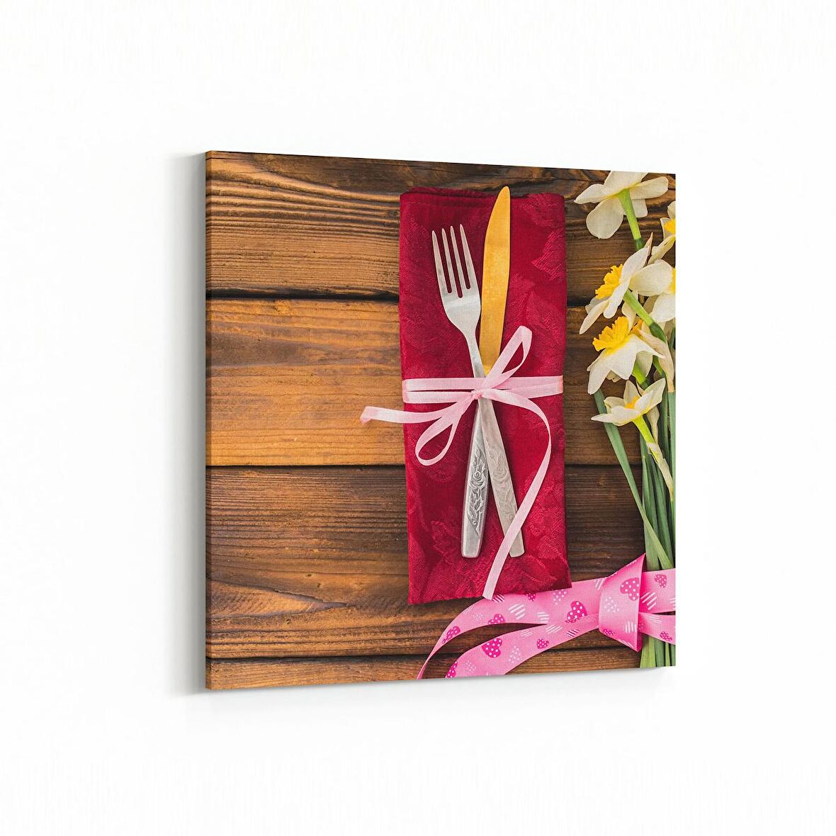 Olla 15194K Gıda Görseli Kare Kanvas Tablo (Ölçü: 100X100)