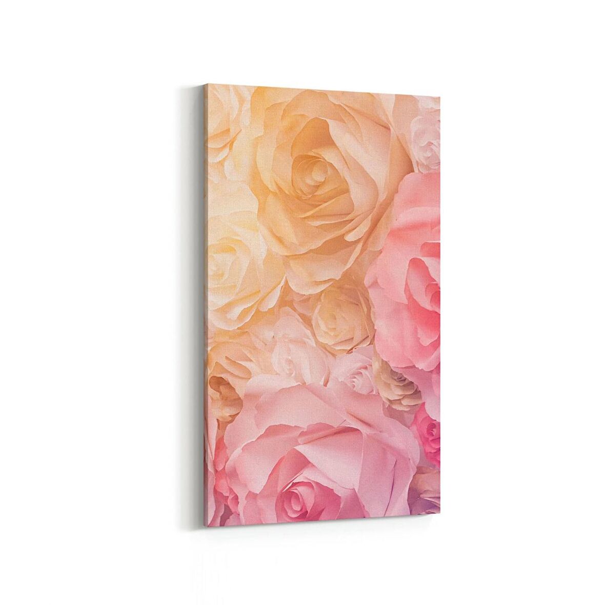 Olla 11550DD Çiçek Görseli Dikey Dar Kanvas Tablo (Ölçü: 60X120)