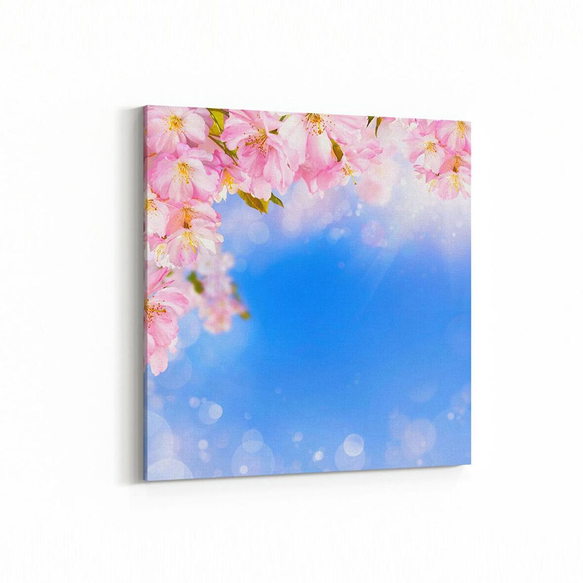 Olla 10662K Ağaç Görseli Kare Kanvas Tablo (Ölçü: 40X40)