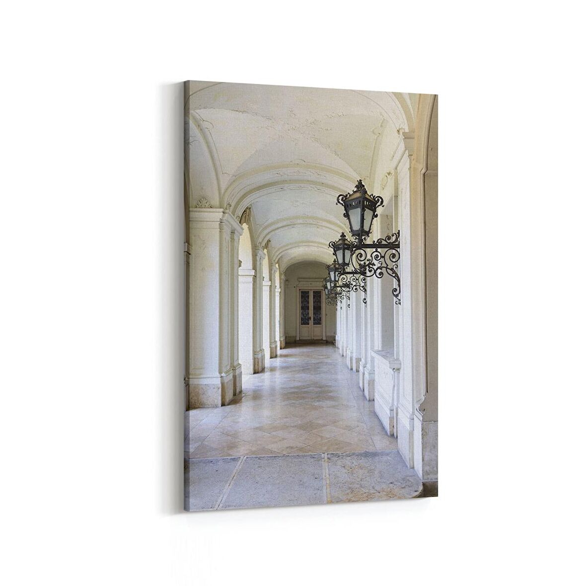 Olla 18278D Yapı Görseli Dikey Kanvas Tablo (Ölçü: 100X150)