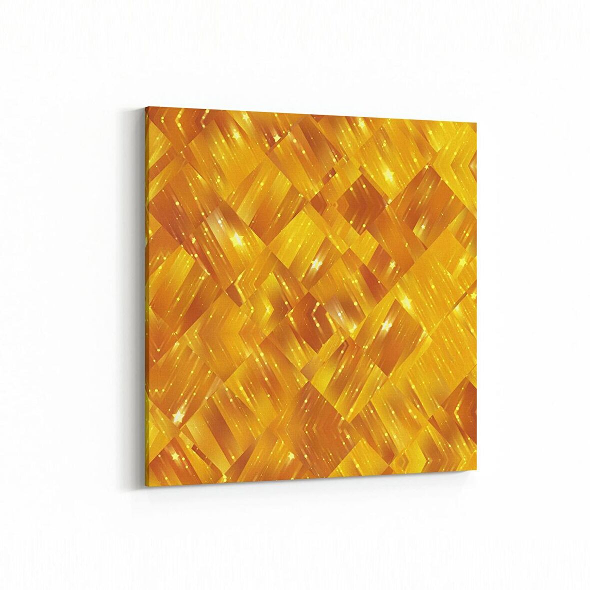 Olla 10372K Abstract Görsel Kare Kanvas Tablo (Ölçü: 25X25)