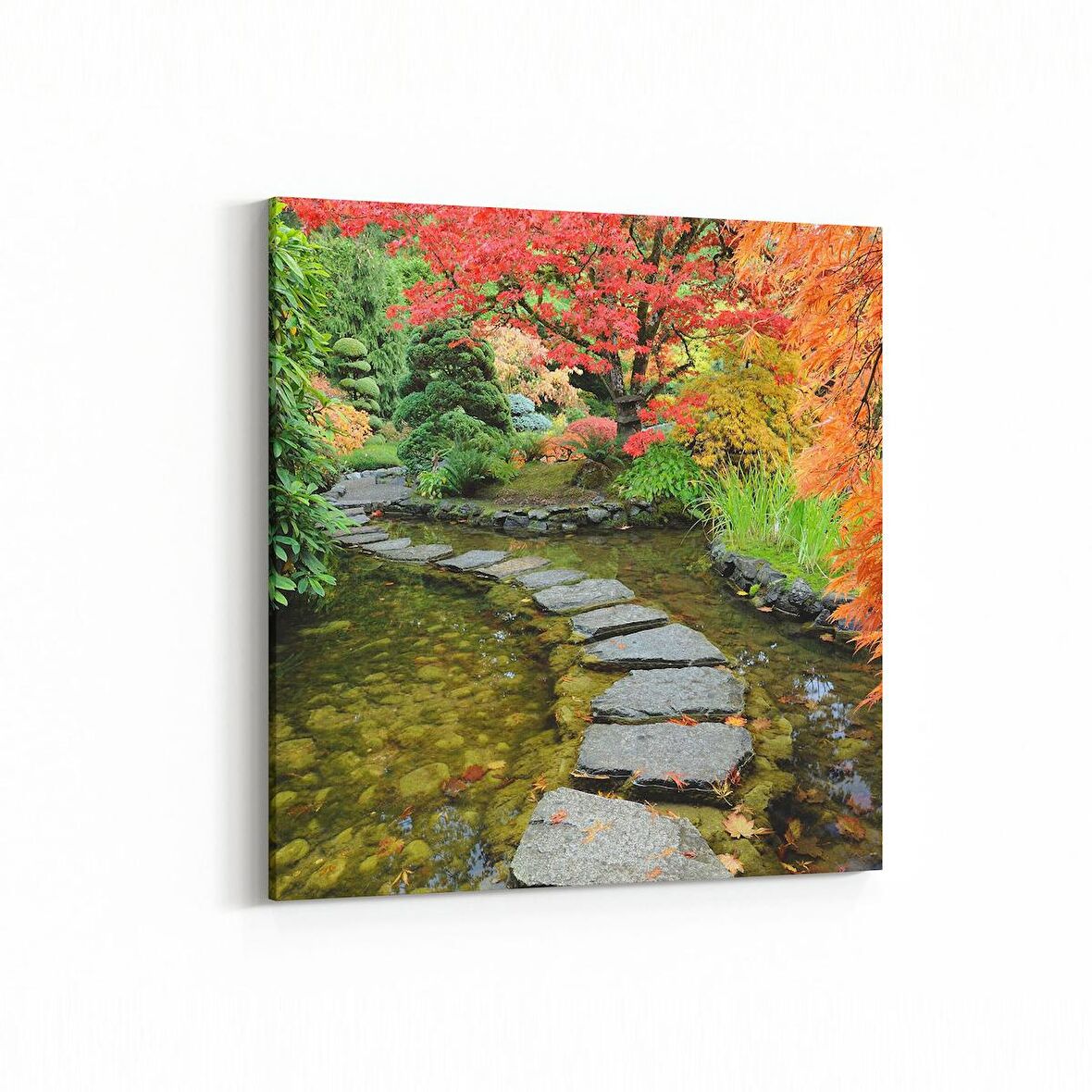 Olla 14253K Doğa / Manzara Görseli Kare Kanvas Tablo (Ölçü: 60X60)