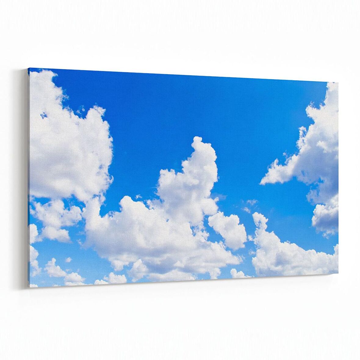 Olla 15673Y Gökyüzü Bulut Görseli  Yatay Kanvas Tablo (Ölçü: 45X30)