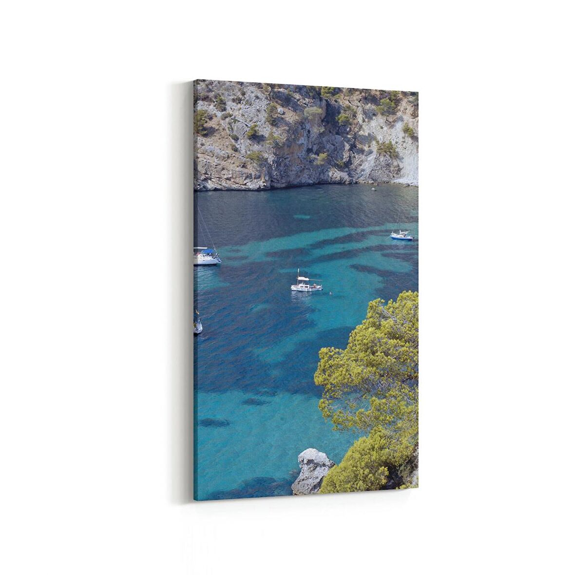 Olla 14044DD Doğa / Manzara Görseli Dikey Dar Kanvas Tablo (Ölçü: 30X60)