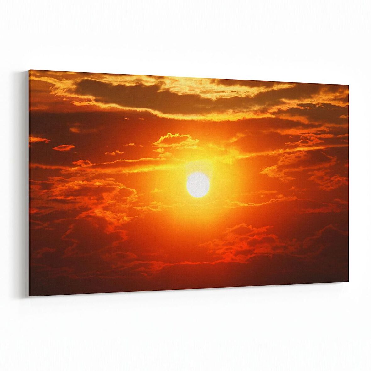 Olla 16016Y Günbatımı Görseli Yatay Kanvas Tablo (Ölçü: 30X20)