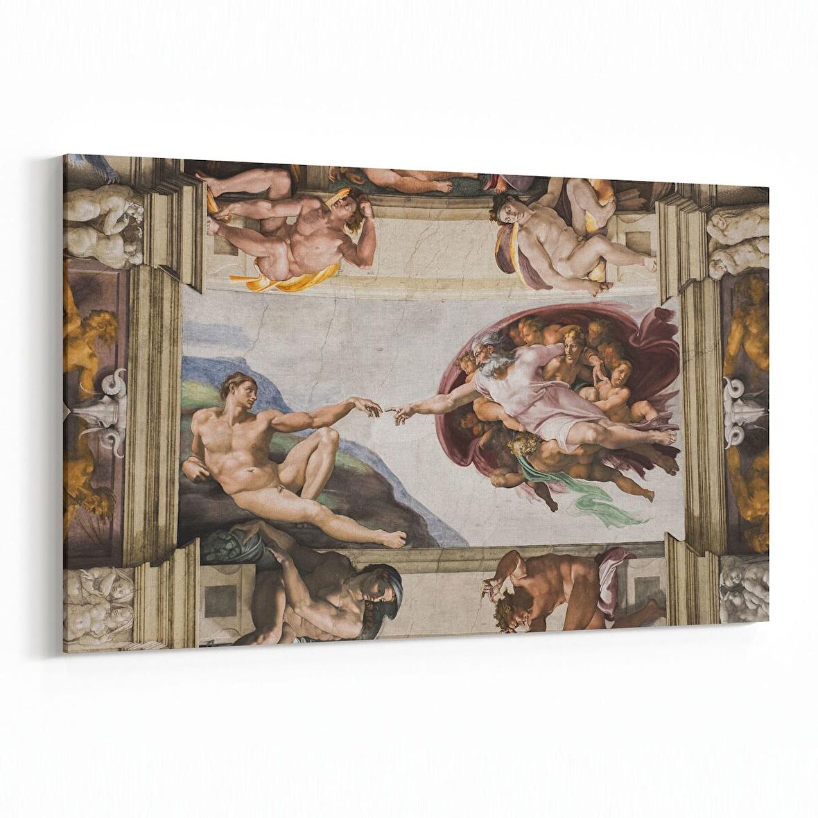 Olla 16280Y Heykel / Sanat Görseli Yatay Kanvas Tablo (Ölçü: 150X100)