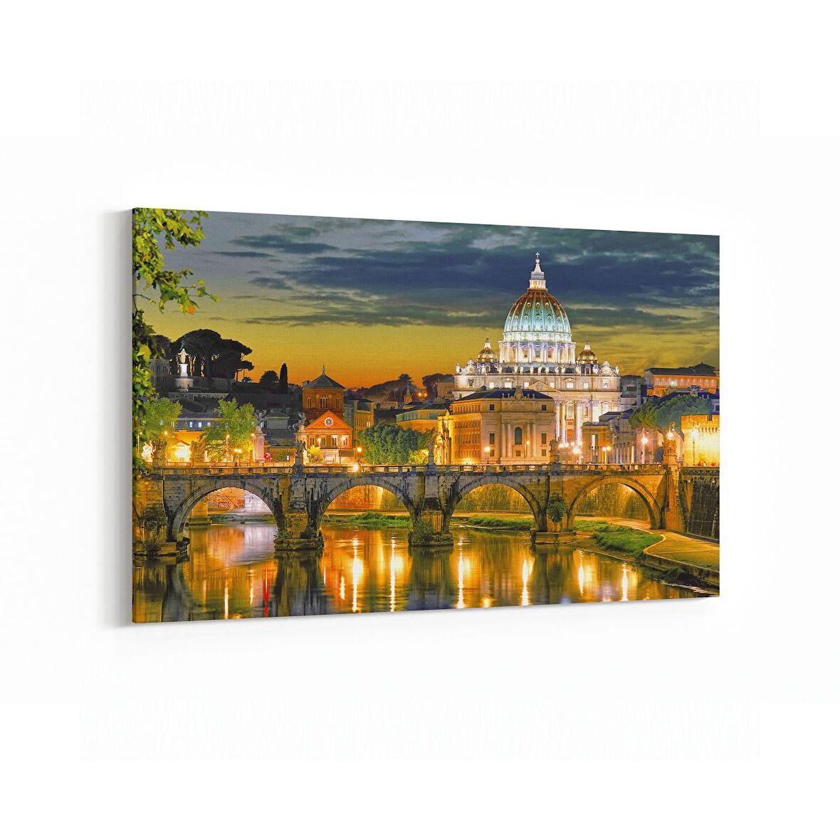 Olla 18322Y Yapı Görseli Yatay Kanvas Tablo (Ölçü: 90X60)