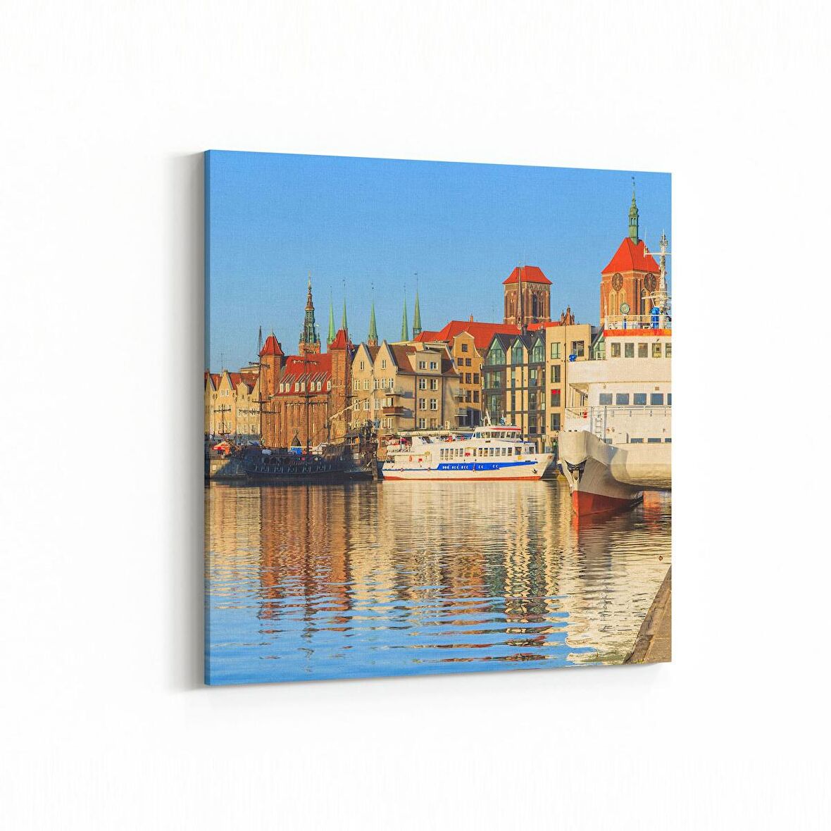 Olla 18310K4 Yapı Görseli Kare 4'lü Kanvas Tablo (Ölçü: 145X145)