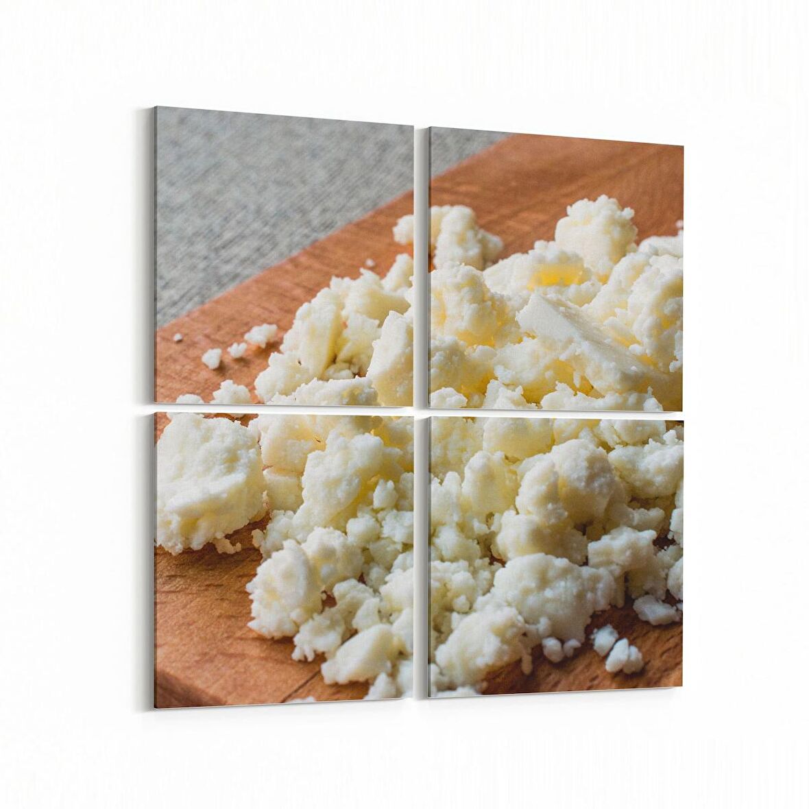 Olla 15297K4 Gıda Görseli Kare 4'lü Kanvas Tablo (Ölçü: 65X65)