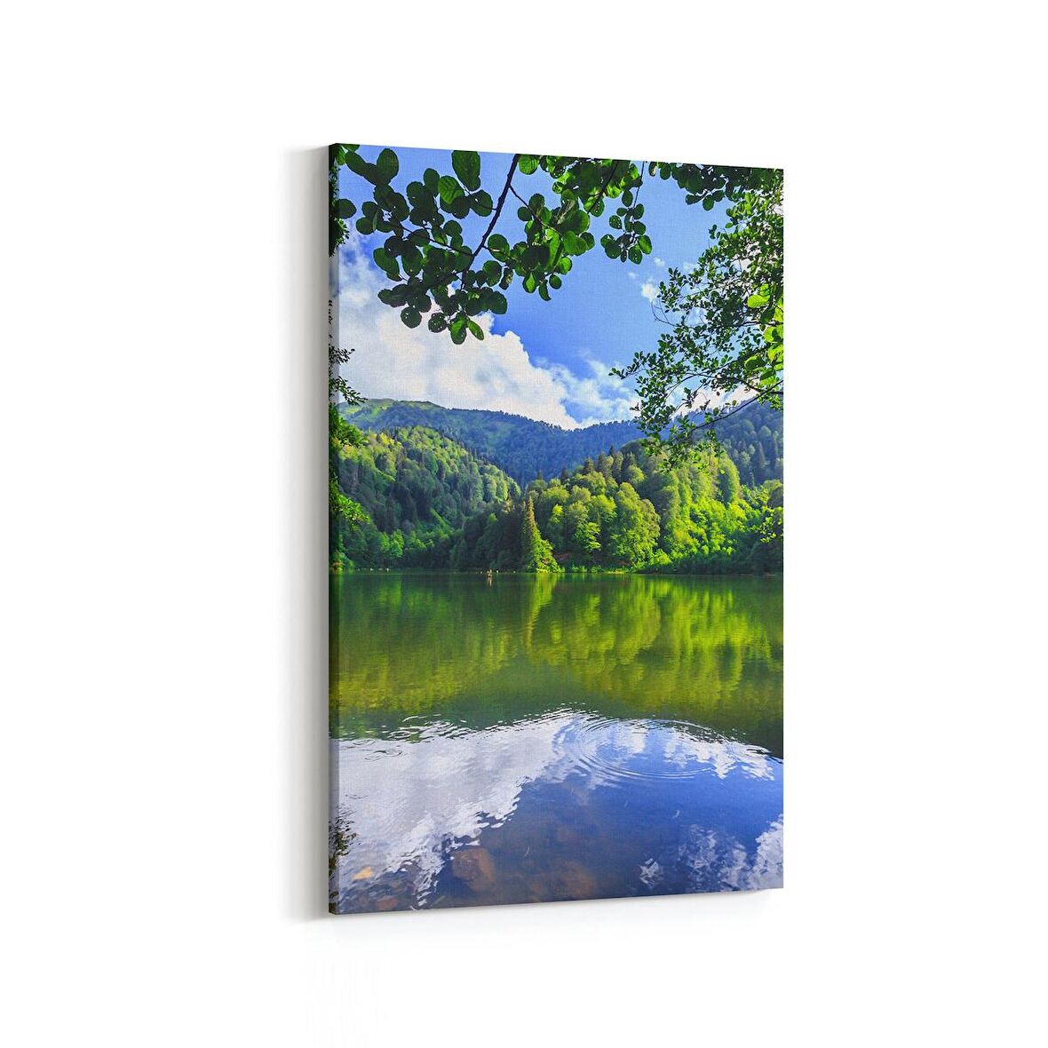 Olla 14383D Doğa / Manzara Görseli Dikey Kanvas Tablo (Ölçü: 60X90)