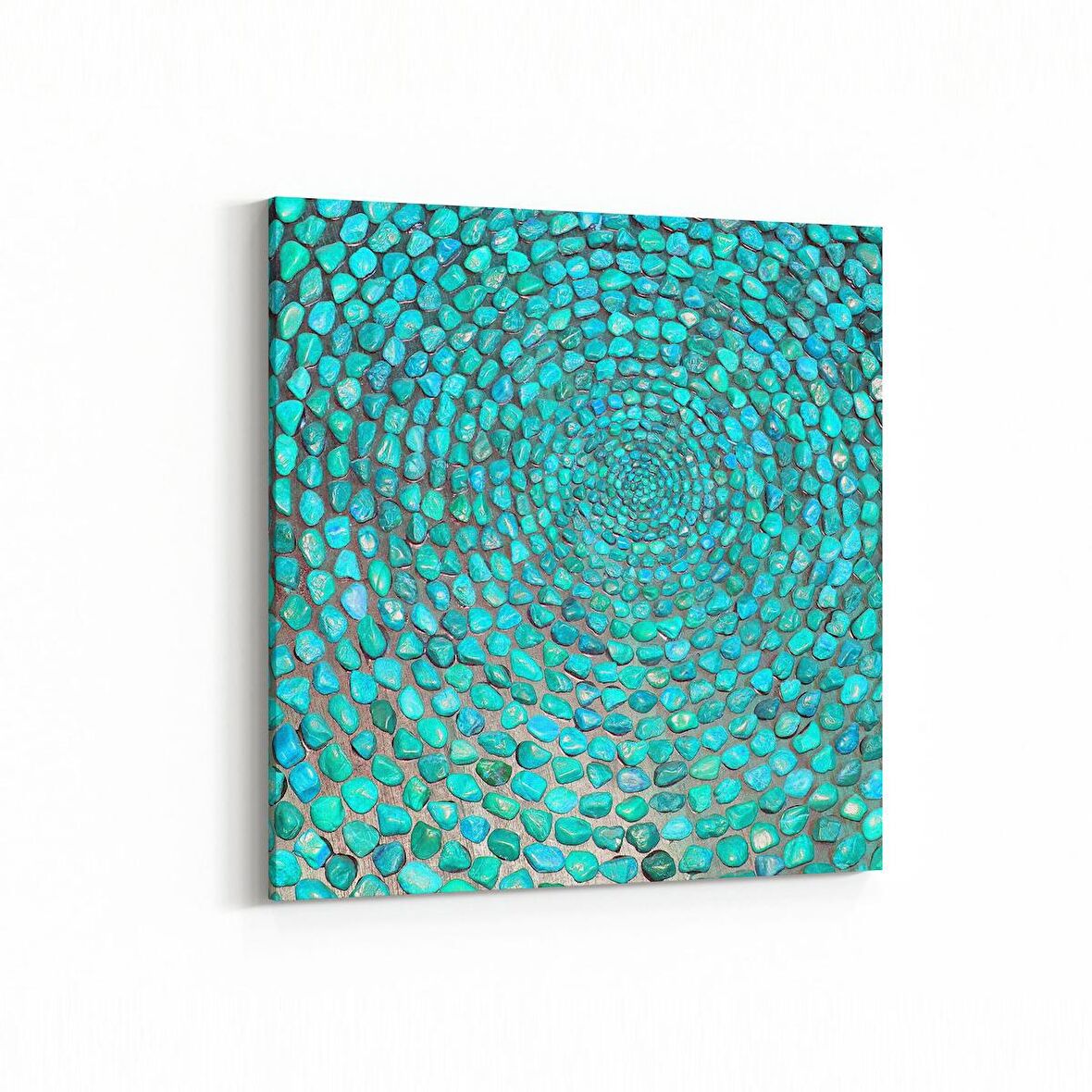 Olla 10297K Abstract Görsel Kare Kanvas Tablo (Ölçü: 25X25)