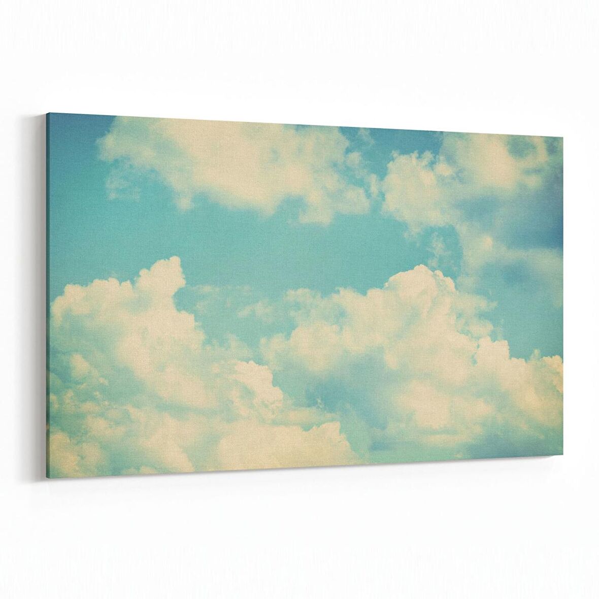 Olla 15525Y Gökyüzü Bulut Görseli  Yatay Kanvas Tablo (Ölçü: 120X80)