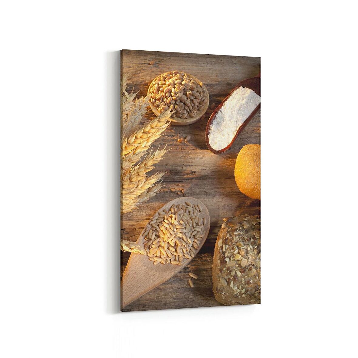 Olla 15045DD Gıda Görseli Dikey Dar Kanvas Tablo (Ölçü: 40X80)