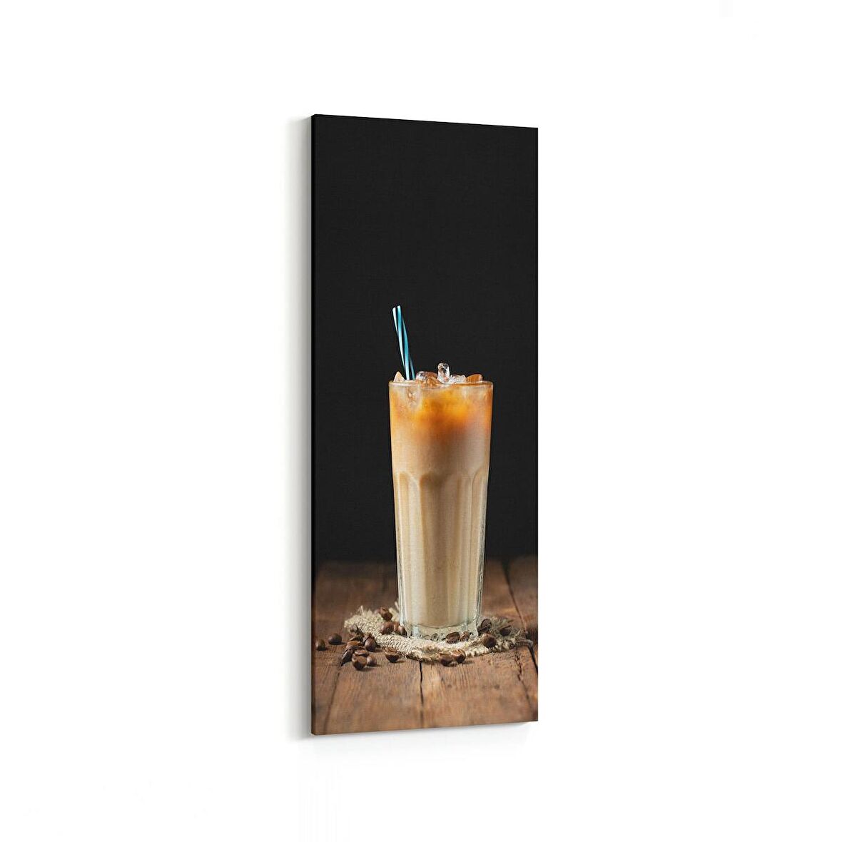 Olla 15002DI Gıda Görseli Dikey İnce Kanvas Tablo (Ölçü: 40X120)
