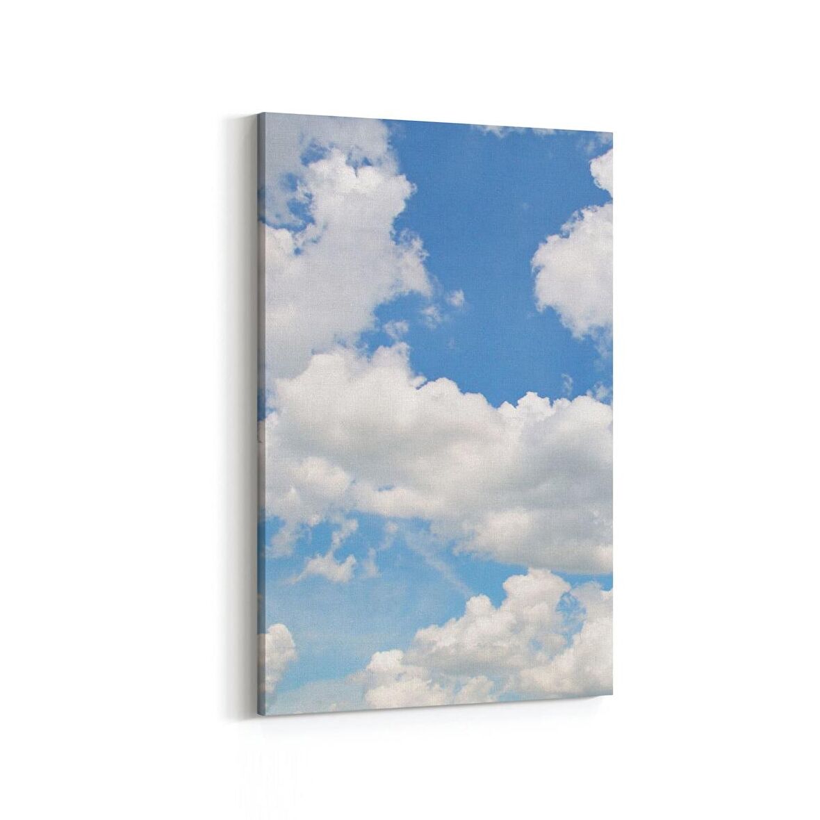 Olla 15545D Gökyüzü Bulut Görseli  Dikey Kanvas Tablo (Ölçü: 60X90)