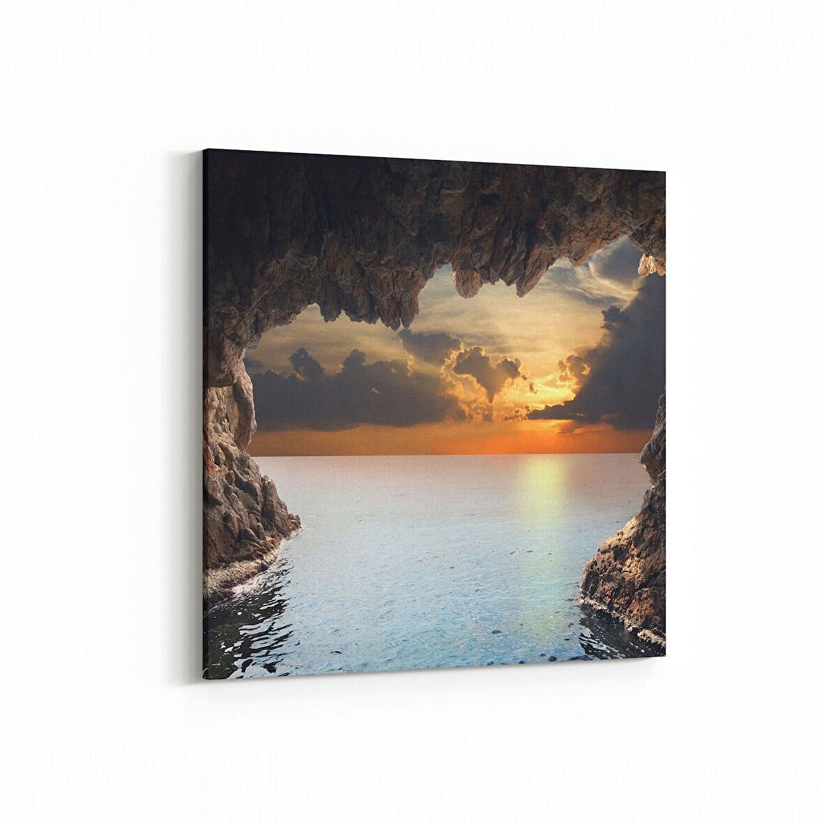 Olla 14504K Doğa / Manzara Görseli Kare Kanvas Tablo (Ölçü: 30X30)