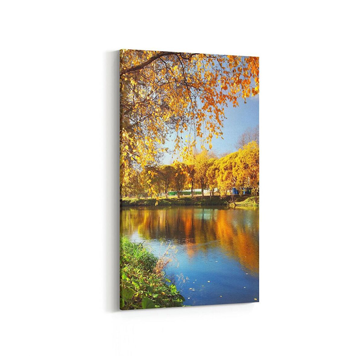 Olla 13567DD Doğa / Manzara Görseli Dikey Dar Kanvas Tablo (Ölçü: 30X60)