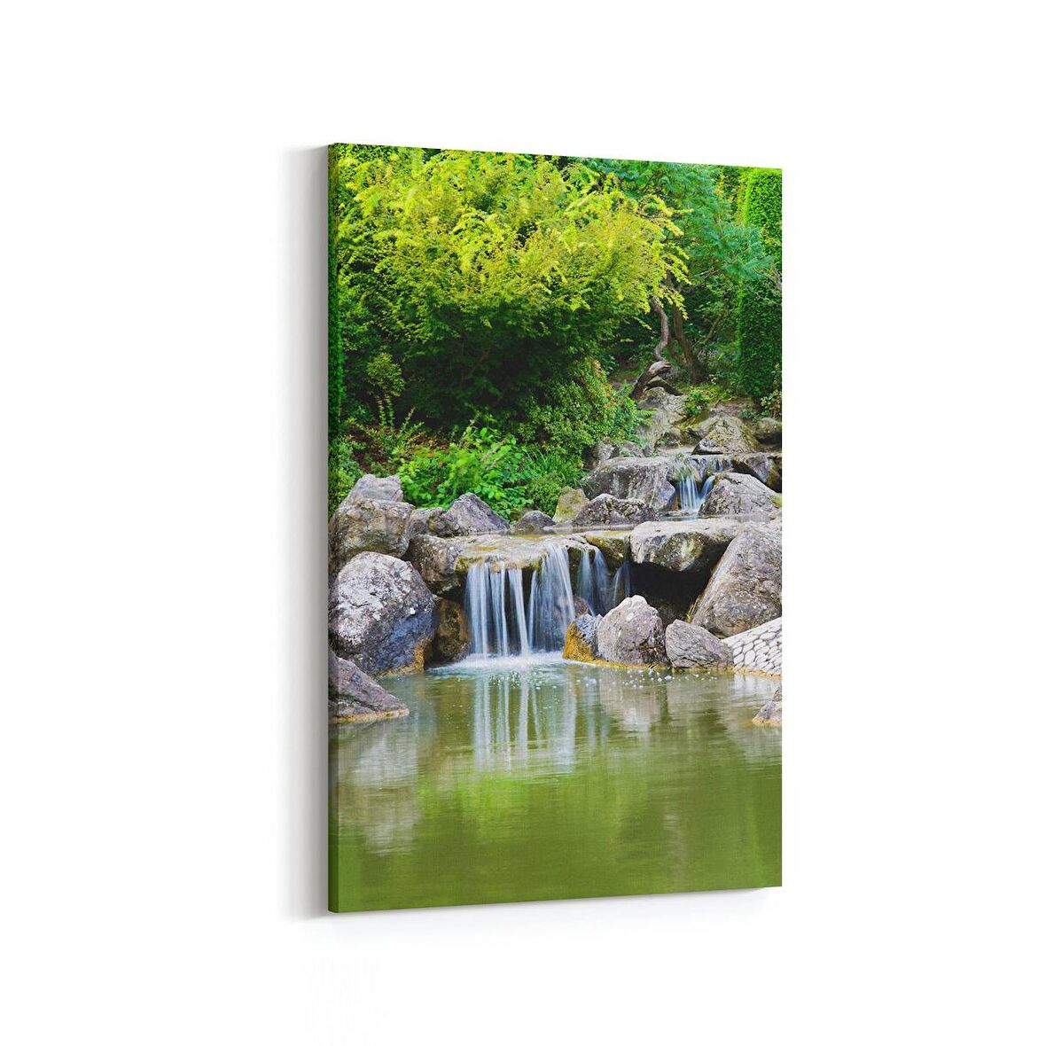 Olla 13719D Doğa / Manzara Görseli Dikey Kanvas Tablo (Ölçü: 60X90)