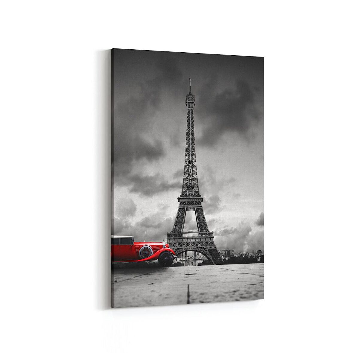 Olla 18382D Yapı Görseli Dikey Kanvas Tablo (Ölçü: 100X150)