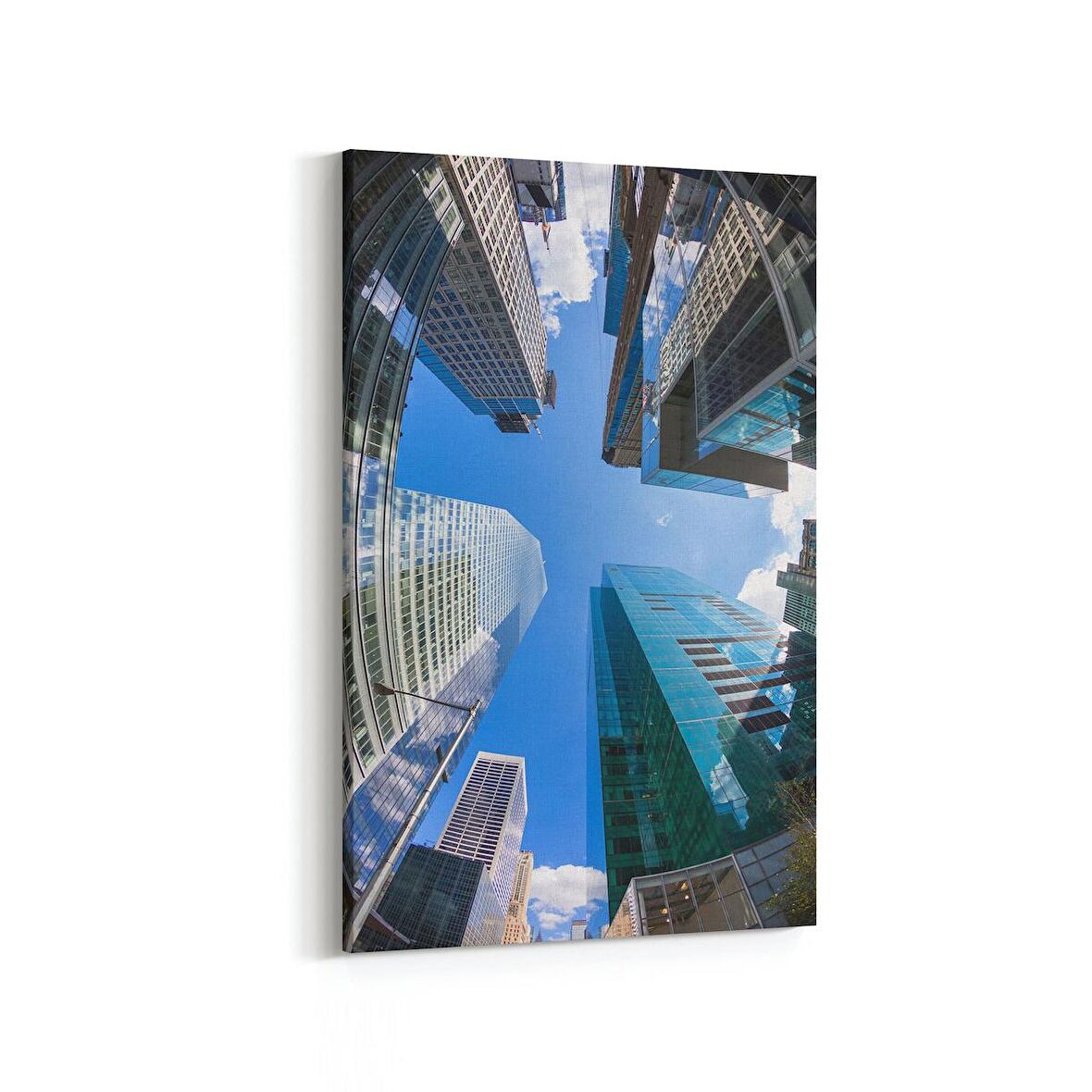 Olla 18360D Yapı Görseli Dikey Kanvas Tablo (Ölçü: 60X90)