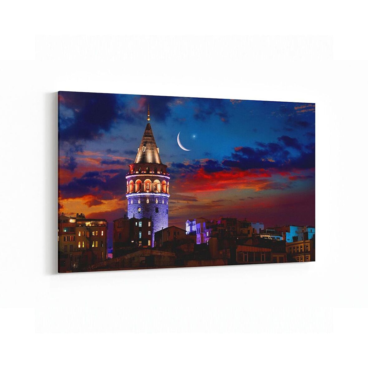 Olla 18828Y Yapı Görseli Yatay Kanvas Tablo (Ölçü: 120X80)