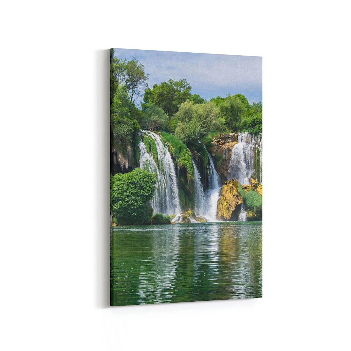 Olla 14438D Doğa / Manzara Görseli Dikey Kanvas Tablo (Ölçü: 60X90)