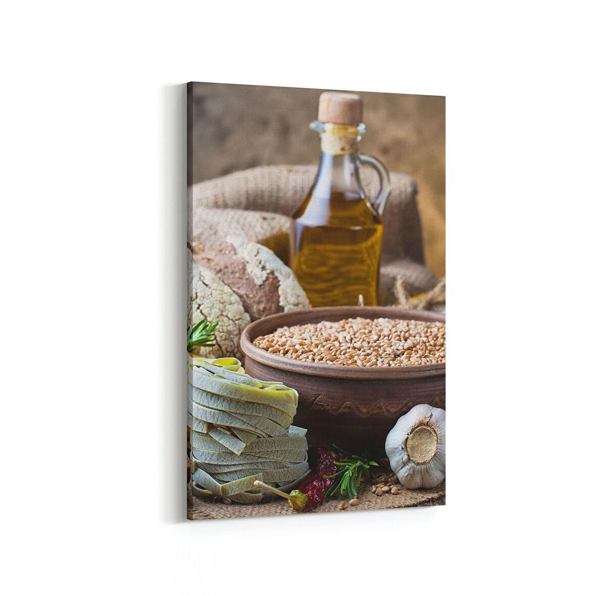 Olla 15128D Gıda Görseli Dikey Kanvas Tablo (Ölçü: 20X30)