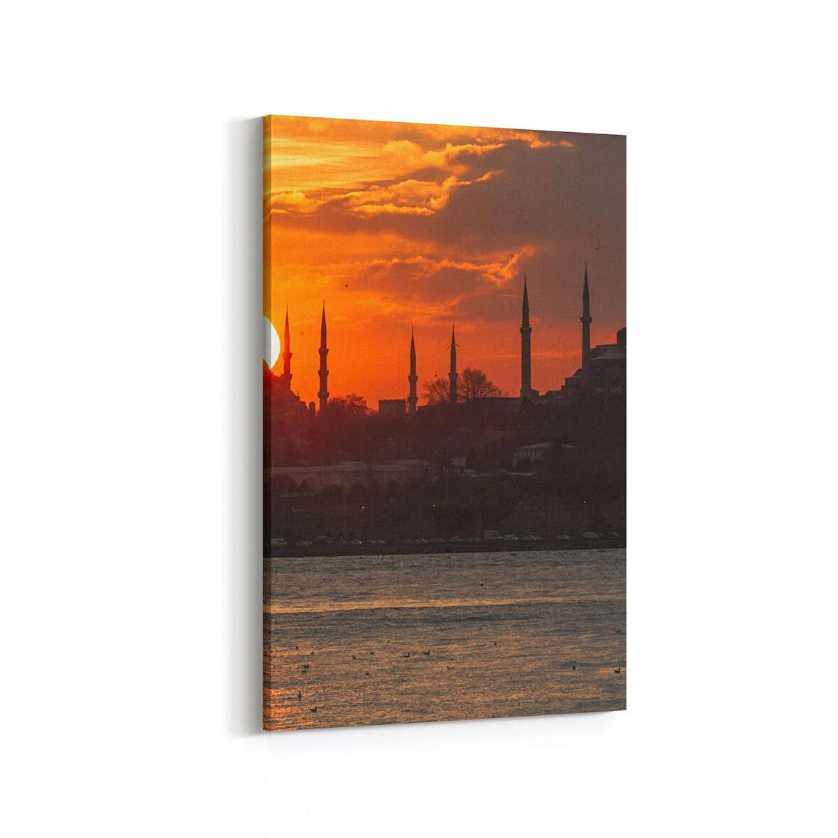Olla 18102D Yapı Görseli Dikey Kanvas Tablo (Ölçü: 50X75)