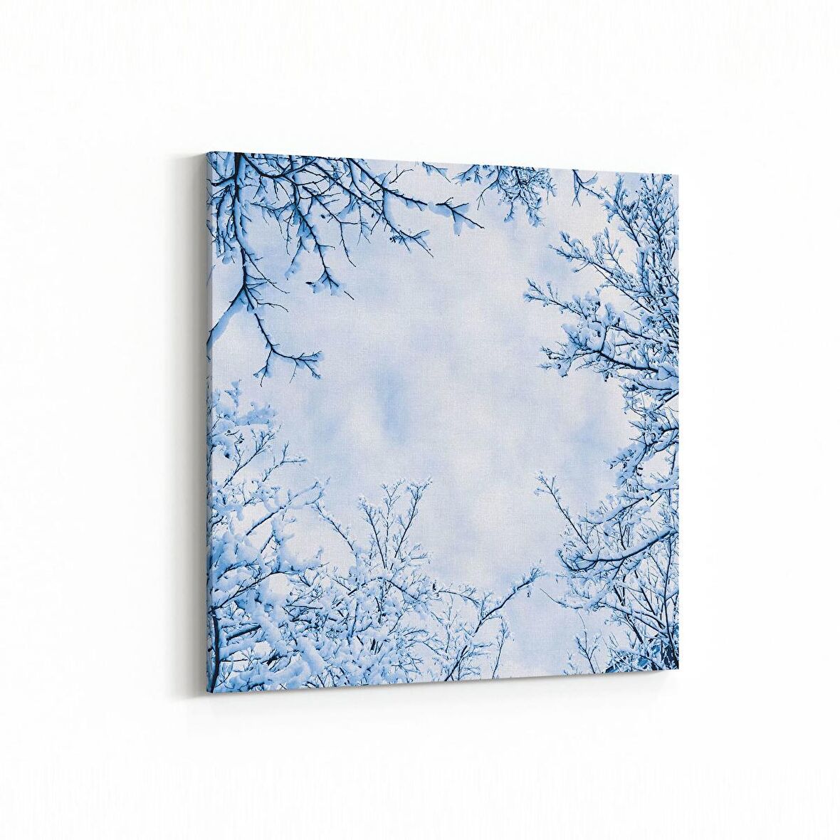 Olla 10570K Ağaç Görseli Kare Kanvas Tablo (Ölçü: 30X30)