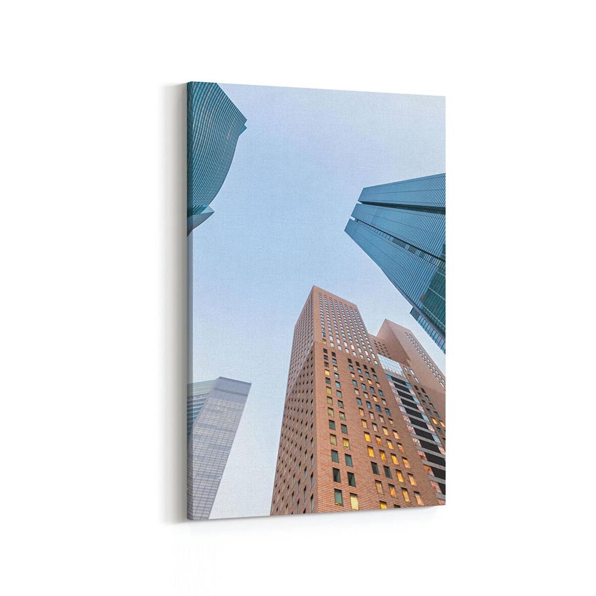 Olla 18660D Yapı Görseli Dikey Kanvas Tablo (Ölçü: 80X120)