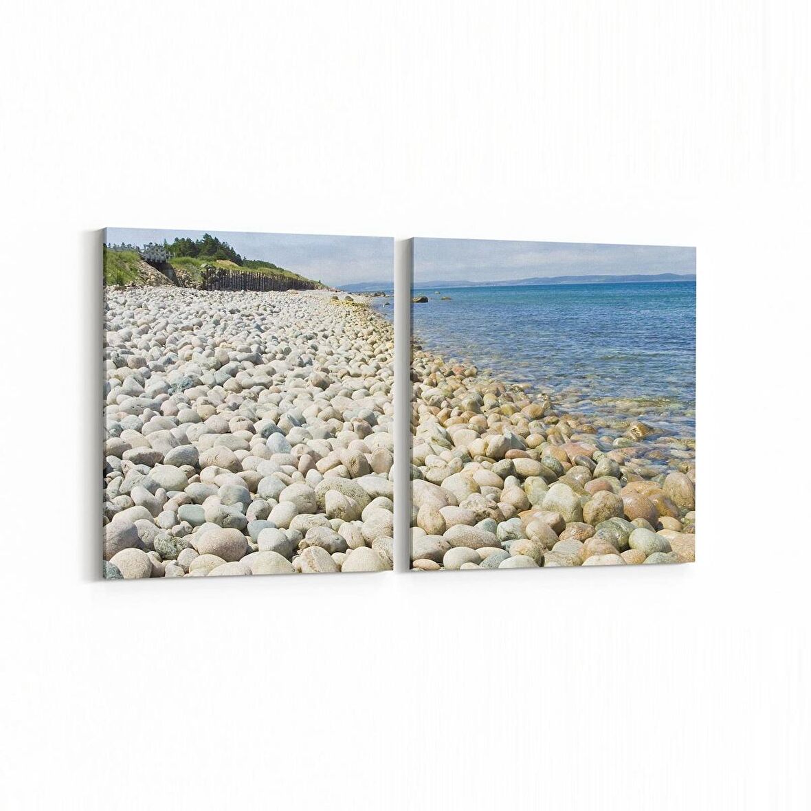 Olla 14254K2Y Doğa / Manzara Görseli Kare 2'li Yatay Kanvas Tablo (Ölçü: 125X60)