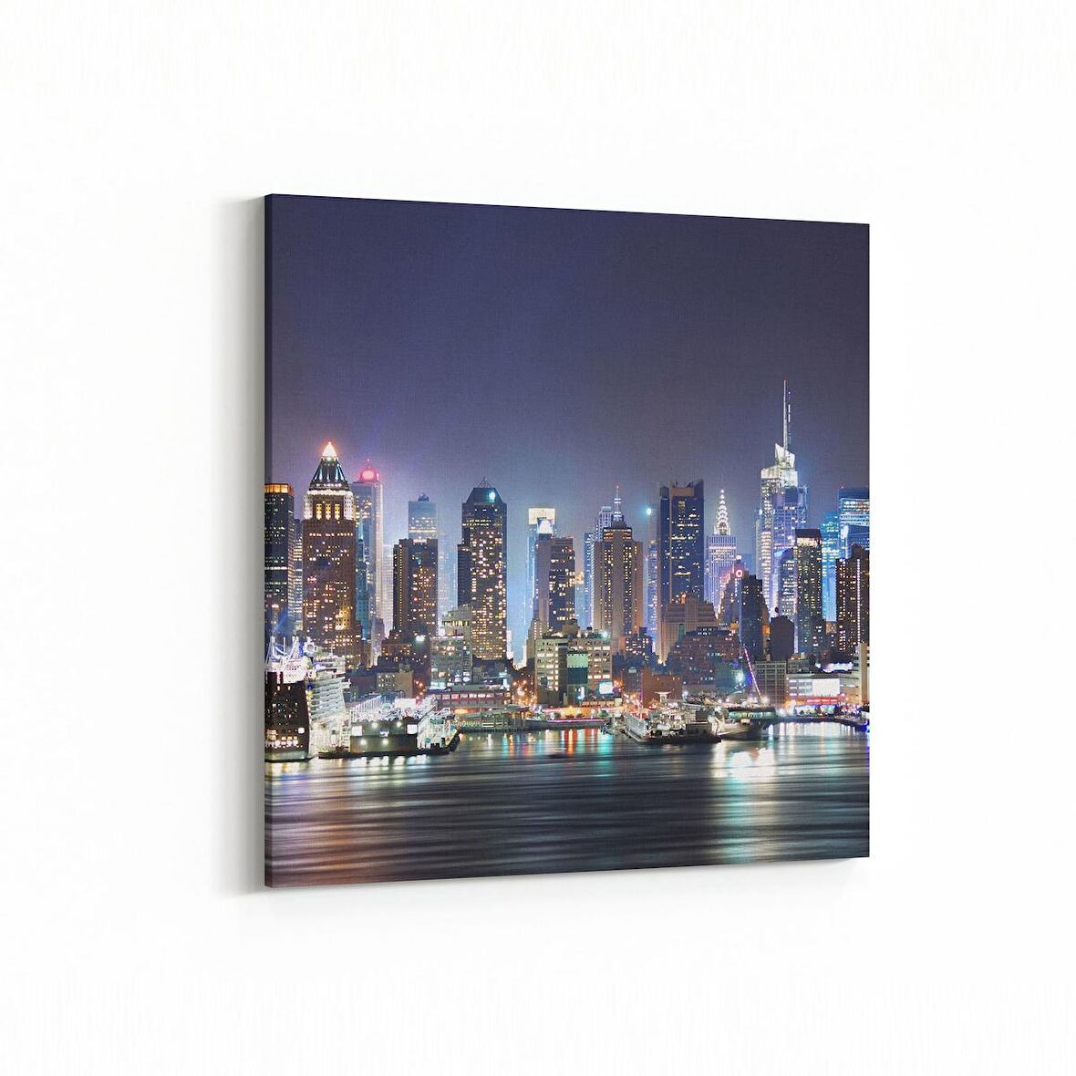 Olla 18746K Yapı Görseli Kare Kanvas Tablo (Ölçü: 60X60)