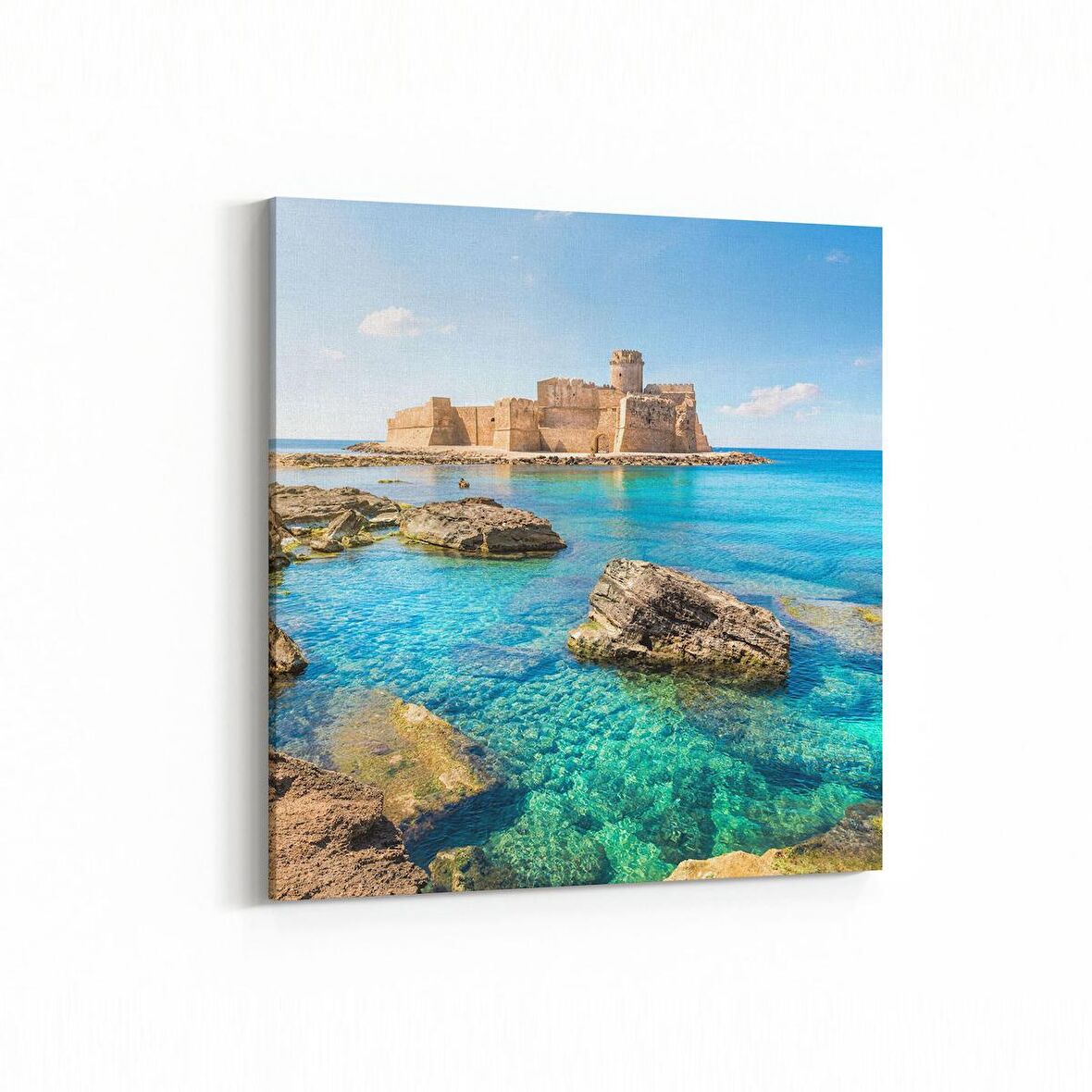 Olla 14016K Doğa / Manzara Görseli Kare Kanvas Tablo (Ölçü: 25X25)