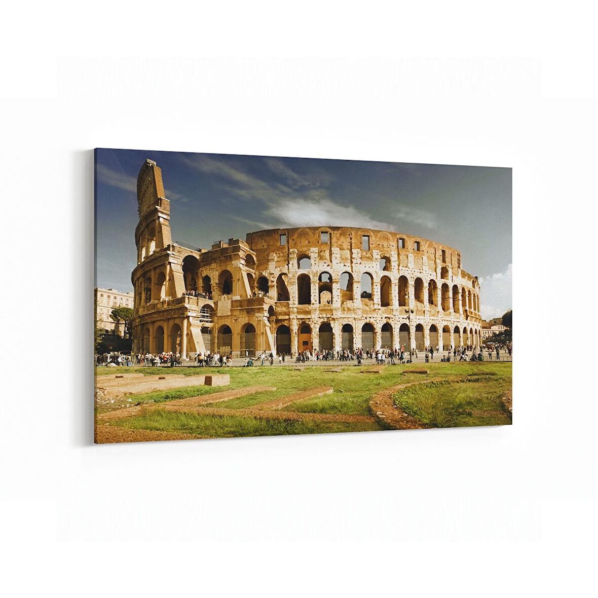 Olla 18991Y Yapı Görseli Yatay Kanvas Tablo (Ölçü: 45X30)