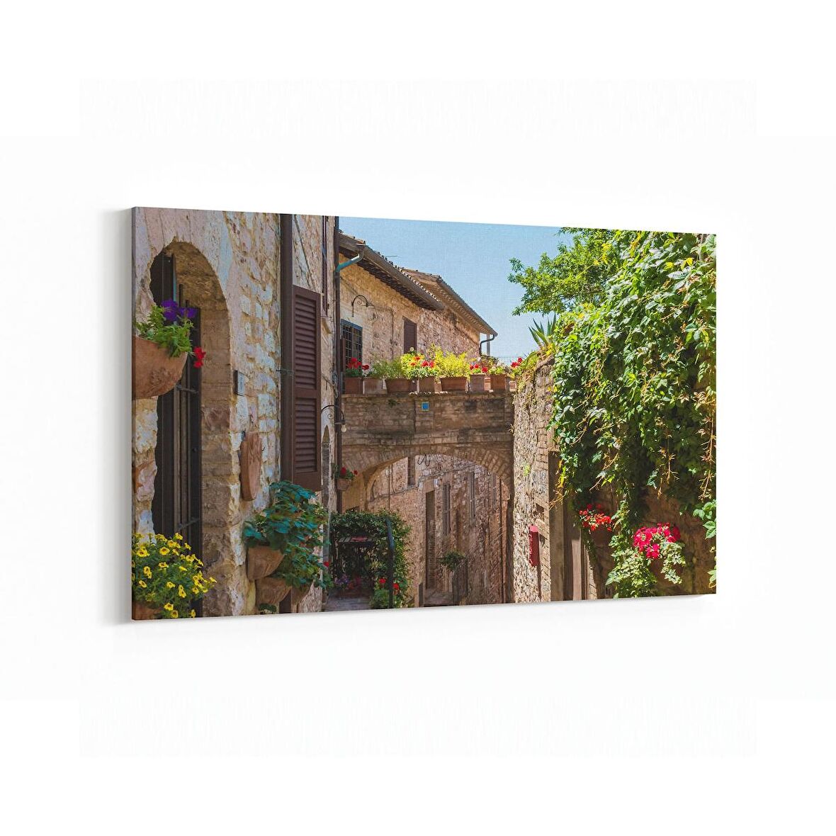 Olla 18614Y Yapı Görseli Yatay Kanvas Tablo (Ölçü: 45X30)