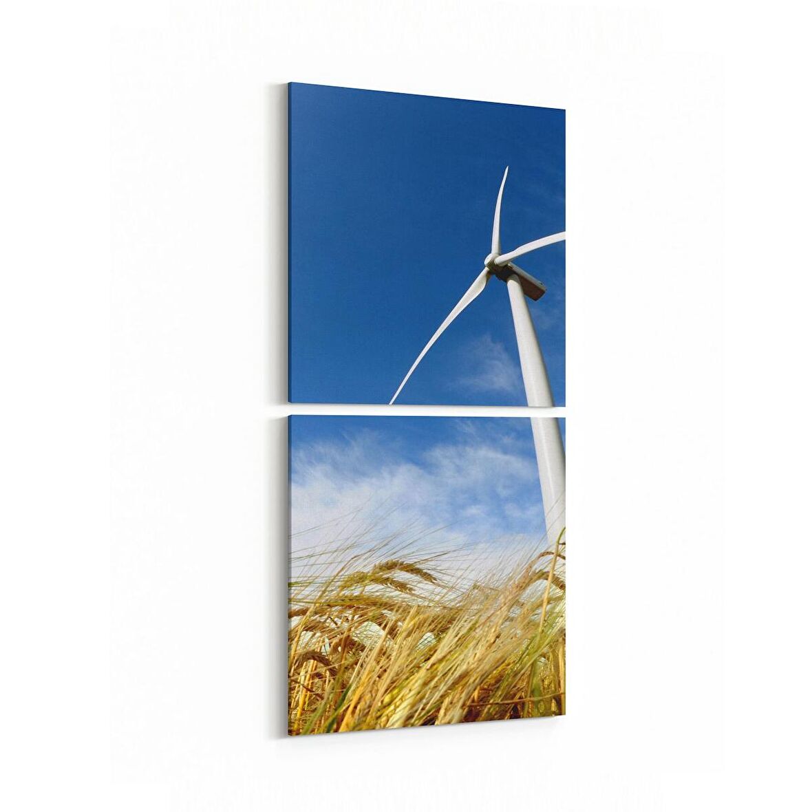 Olla 13922K2D Doğa / Manzara Görseli Kare 2'li Dikey Kanvas Tablo (Ölçü: 30X65)