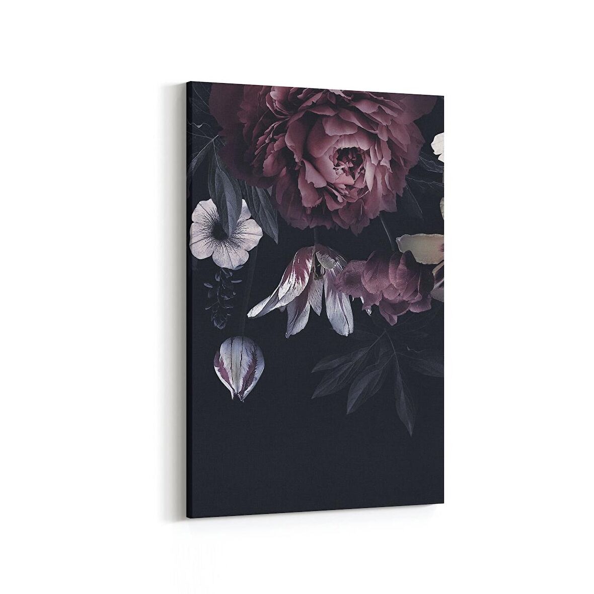 Olla 11761D Çiçek Görseli Dikey Kanvas Tablo (Ölçü: 100X150)