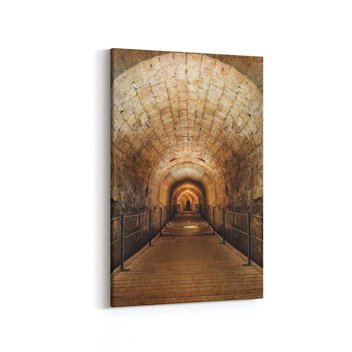 Olla 18426D Yapı Görseli Dikey Kanvas Tablo (Ölçü: 70X105)