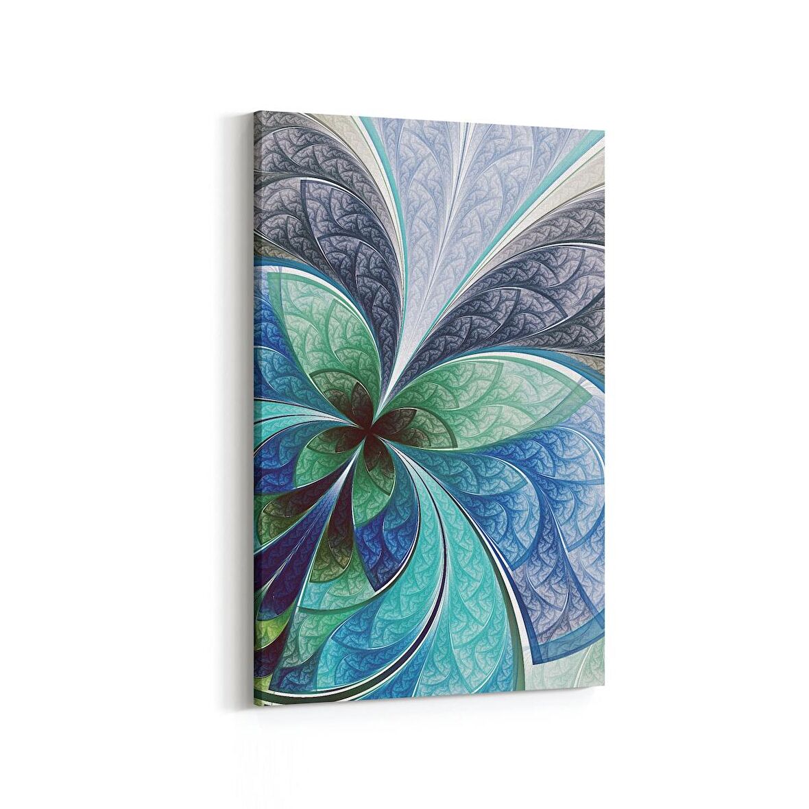 Olla 10077D Abstract Görsel Dikey Kanvas Tablo (Ölçü: 60X90)